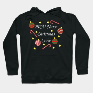 PICU Nurse Christmas Crew (White) Hoodie